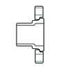 1 CPVC 80 SPG VS FLANGE - - CPVC